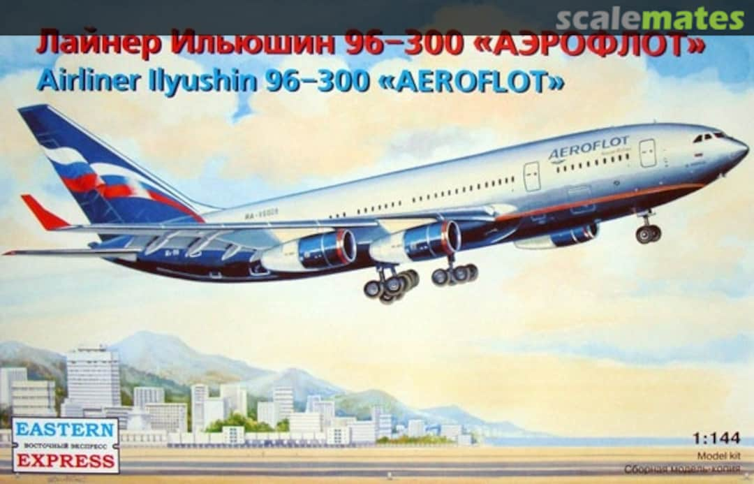 Boxart Airliner Ilyushin 96-300 Aeroflot 14410 Eastern Express