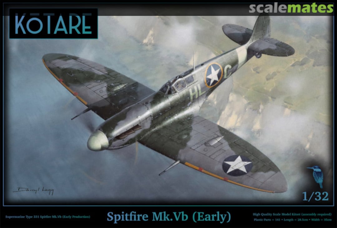 Boxart Spitfire Mk.Vb (Early) K32006 Kotare