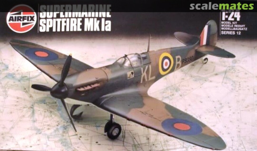 Boxart Supermarine Spitfire Mk 1A 9 12001 Airfix