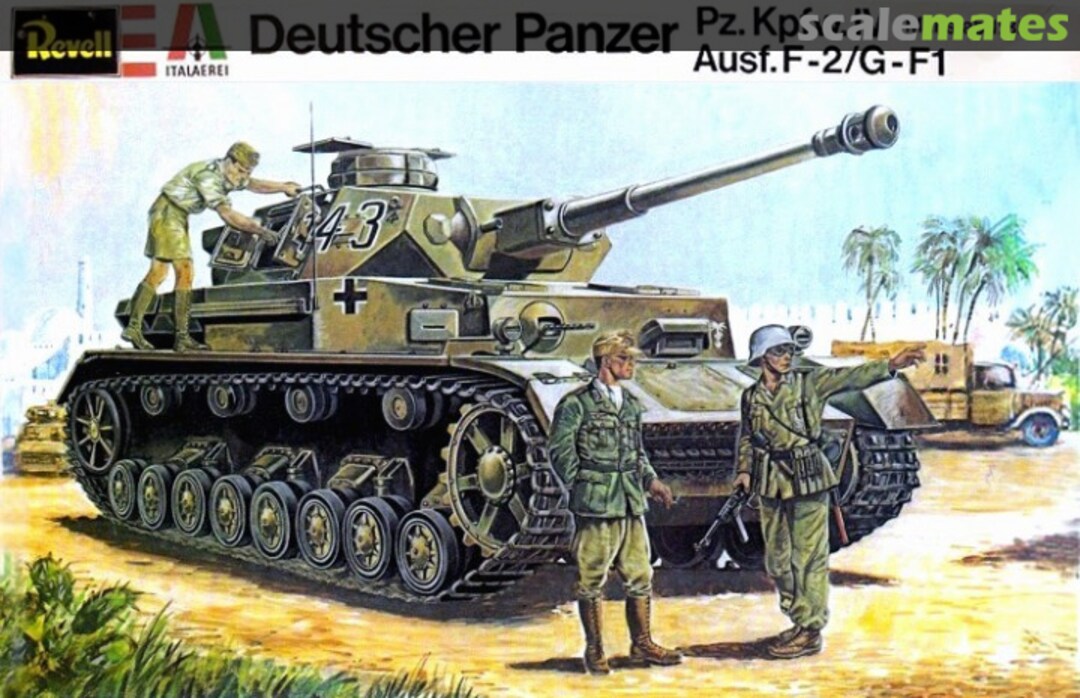 Boxart Pz.Kpfw.IV Ausf.F-1/F-2/G H-2110 Revell/Italaerei