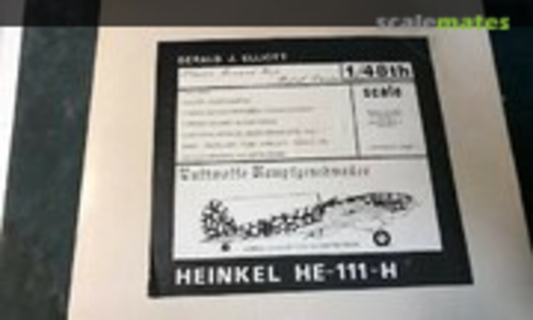 1:48 Heinkel He-111-H (Gerald J. Elliott )