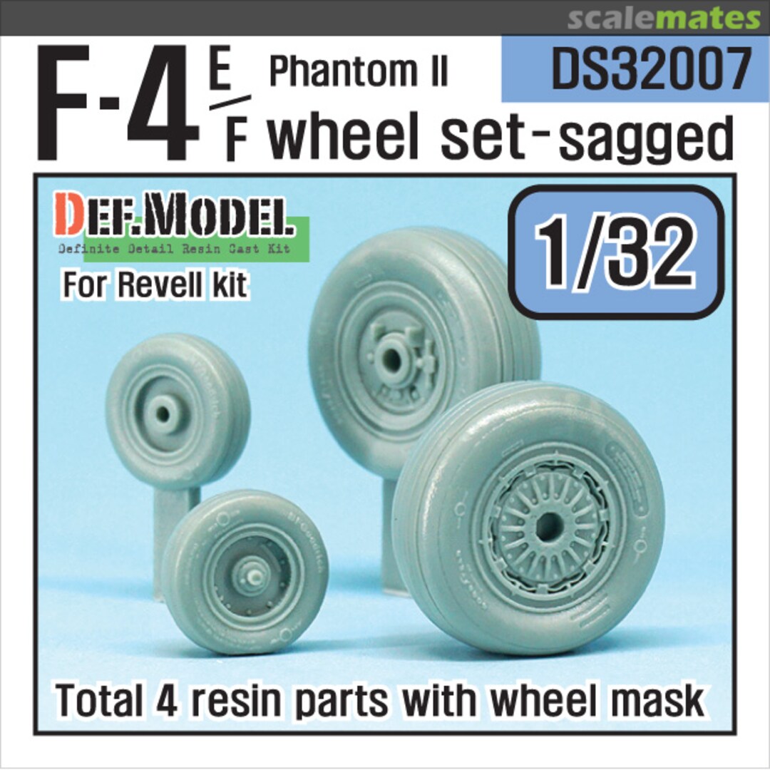 Boxart F-4E Phantom II Wheel Set DS32007 Def.Model