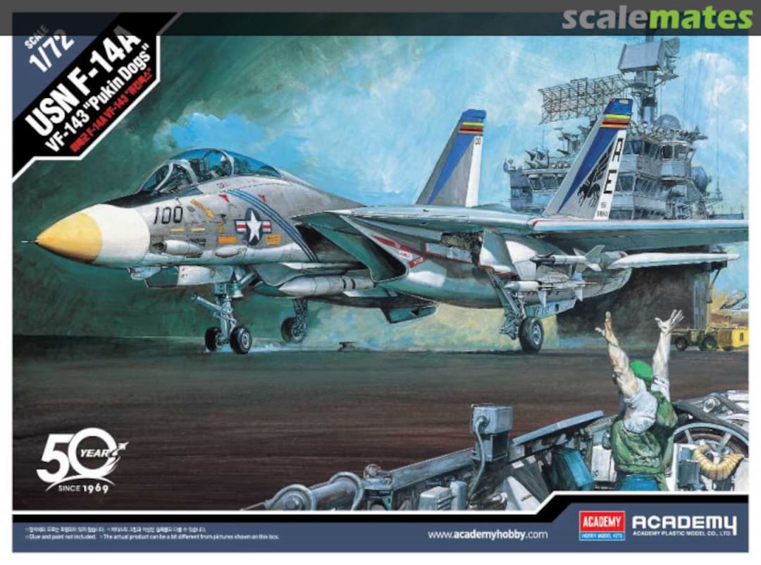 Boxart USN F-14A 12563 Academy