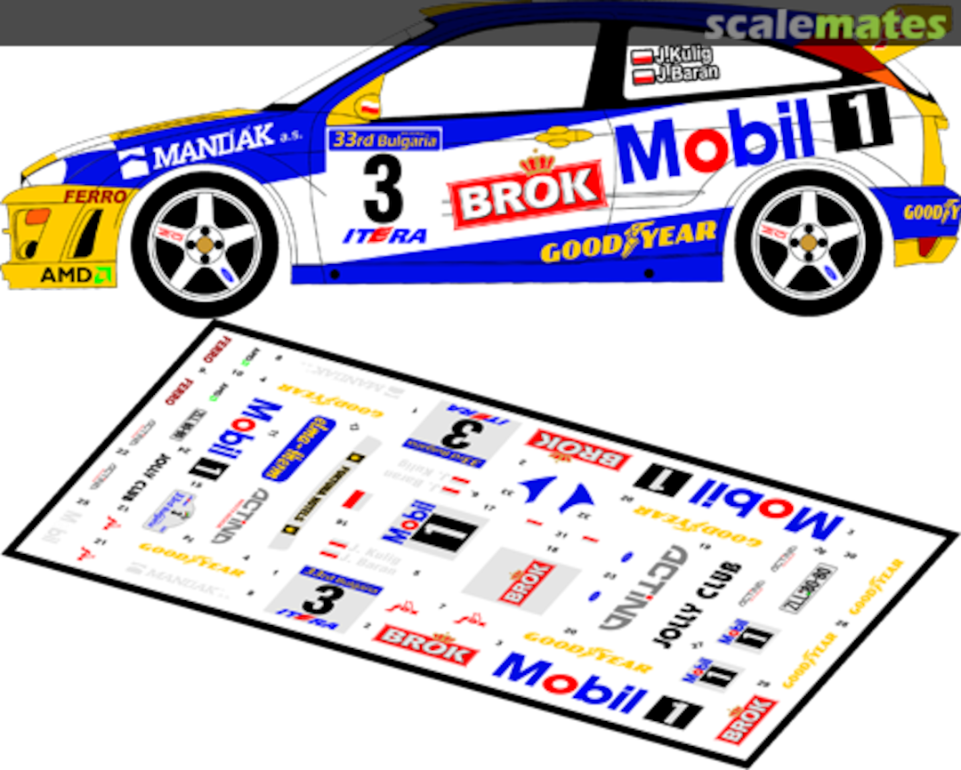 Boxart Ford Focus RS WRC '99 ZLL 88-80 "Mobil 1" 43060 MF-Zone