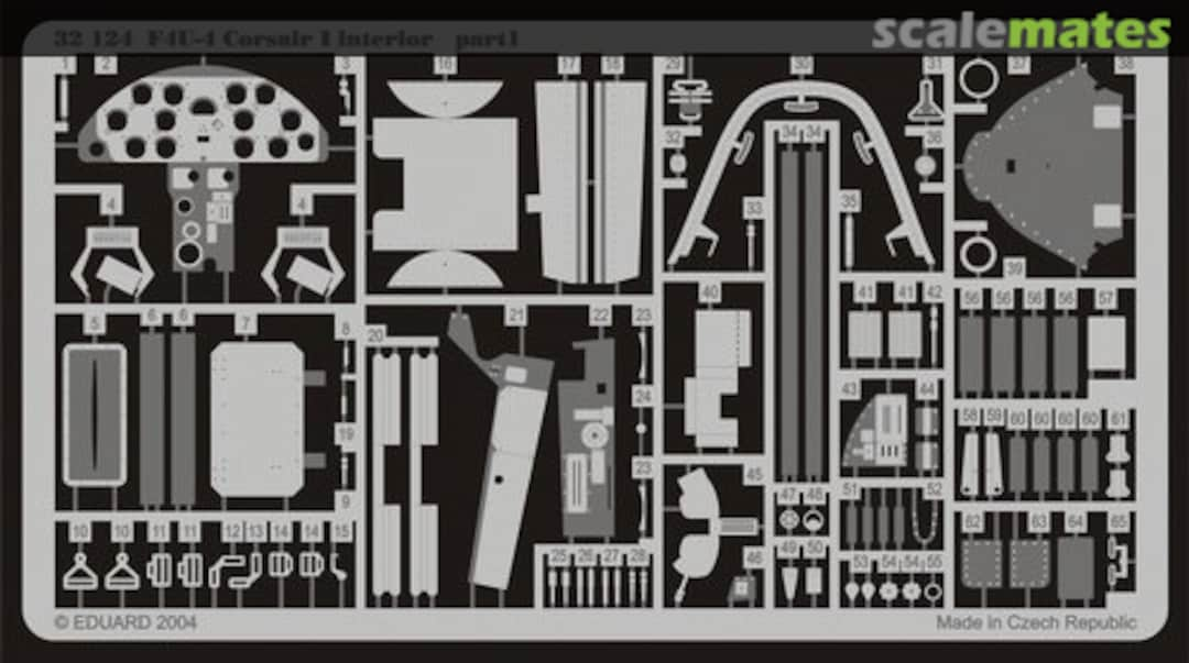 Boxart F4U-4 Corsair I interior 32124 Eduard