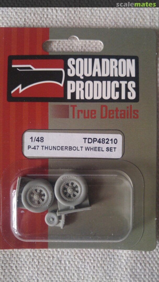 Boxart P-47 Thunderbolt Wheel set TDP48210 True Details