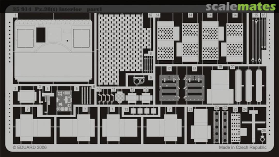 Boxart Pz.38(t) interior 35914 Eduard