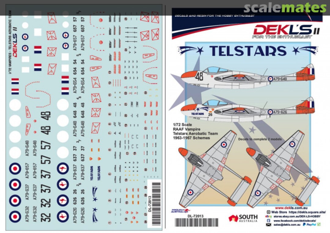 Boxart Telstars Aerobatic Team DL-72013 DEKL's