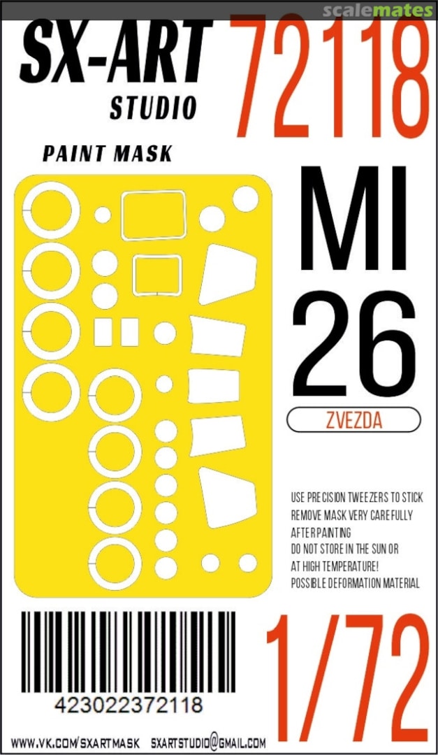 Boxart Mi-26 masks 72118 SX-Art