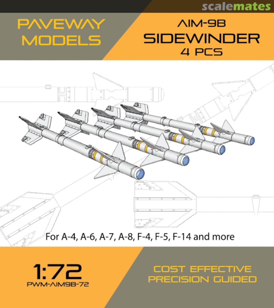 Boxart AIM-9B PWM-AIM9B-72 Paveway Models