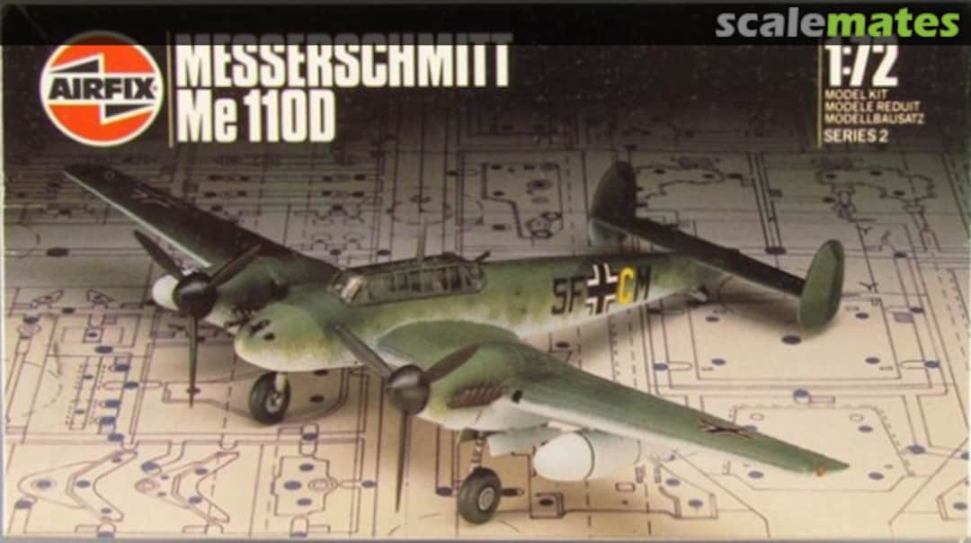 Boxart Messerschmitt Me 110D 9 02006 Airfix