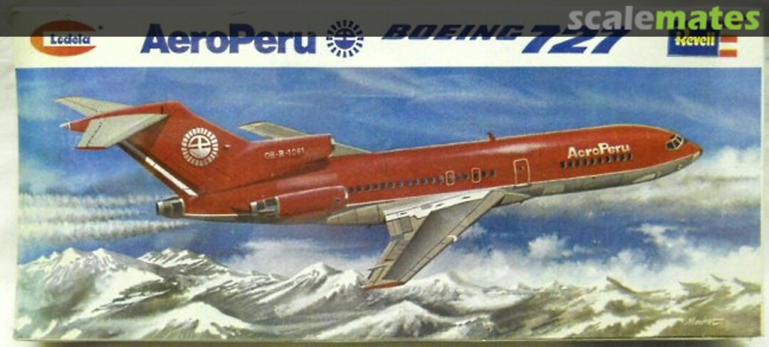 Boxart AeroPeru Boeing 727 4311 Revell/Lodela