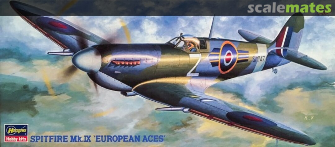 Boxart Spitfire Mk.IX 'European Aces' 52049 Hasegawa