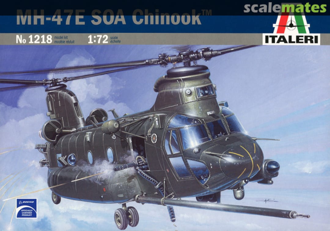 Boxart MH-47E SOA Chinook 1218 Italeri