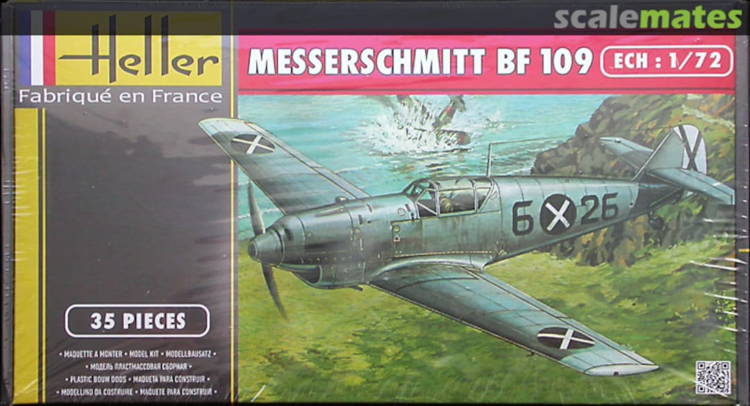 Boxart Messerschmitt Bf-109 B1/C1 80236 Heller