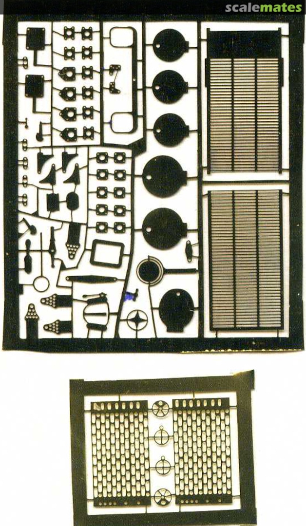 Boxart Albatros D.III/V Detail Set (Radiators, Spandau Gun Jackets, Fuselage Access Panels.) 210 Tom's Modelworks