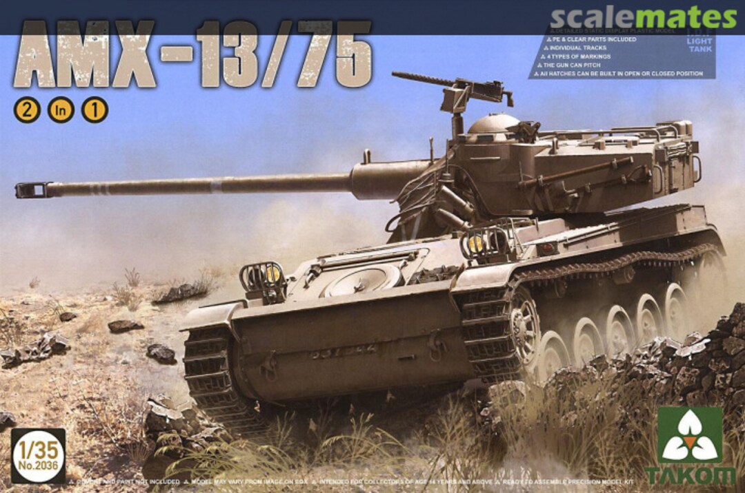 Boxart AMX-13/75 2036 Takom