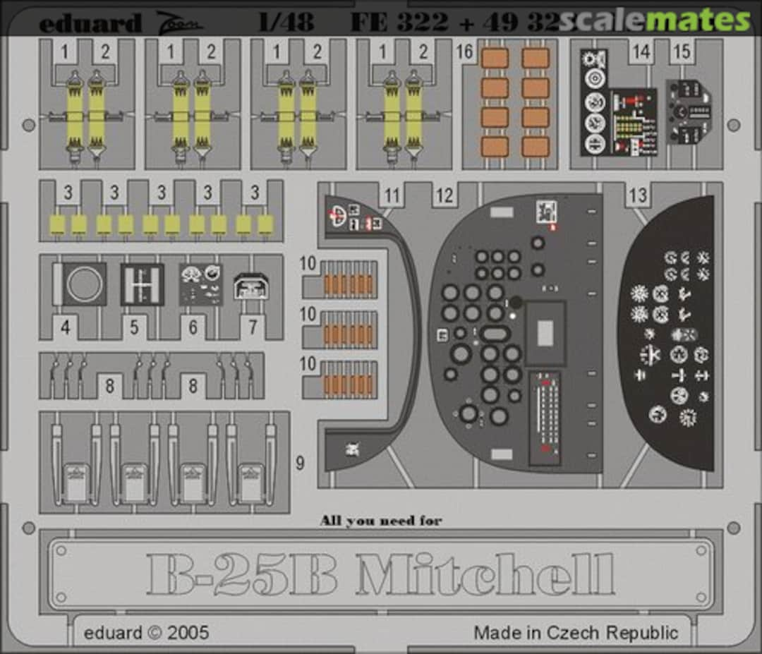 Boxart B-25B interior 49322 Eduard