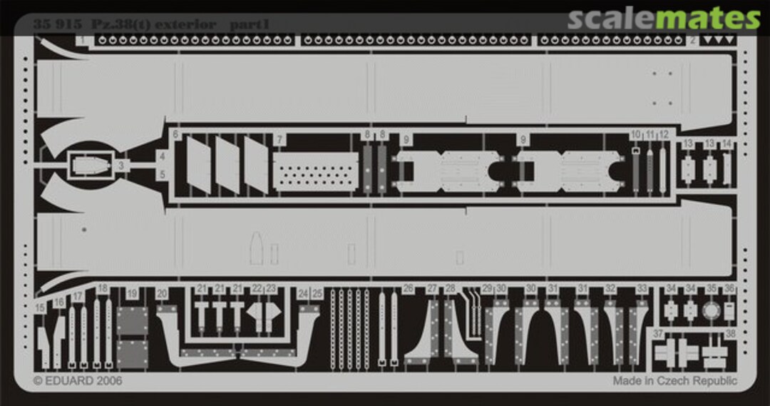 Boxart Pz.38(t) Ausf.E/F exterior 35915 Eduard