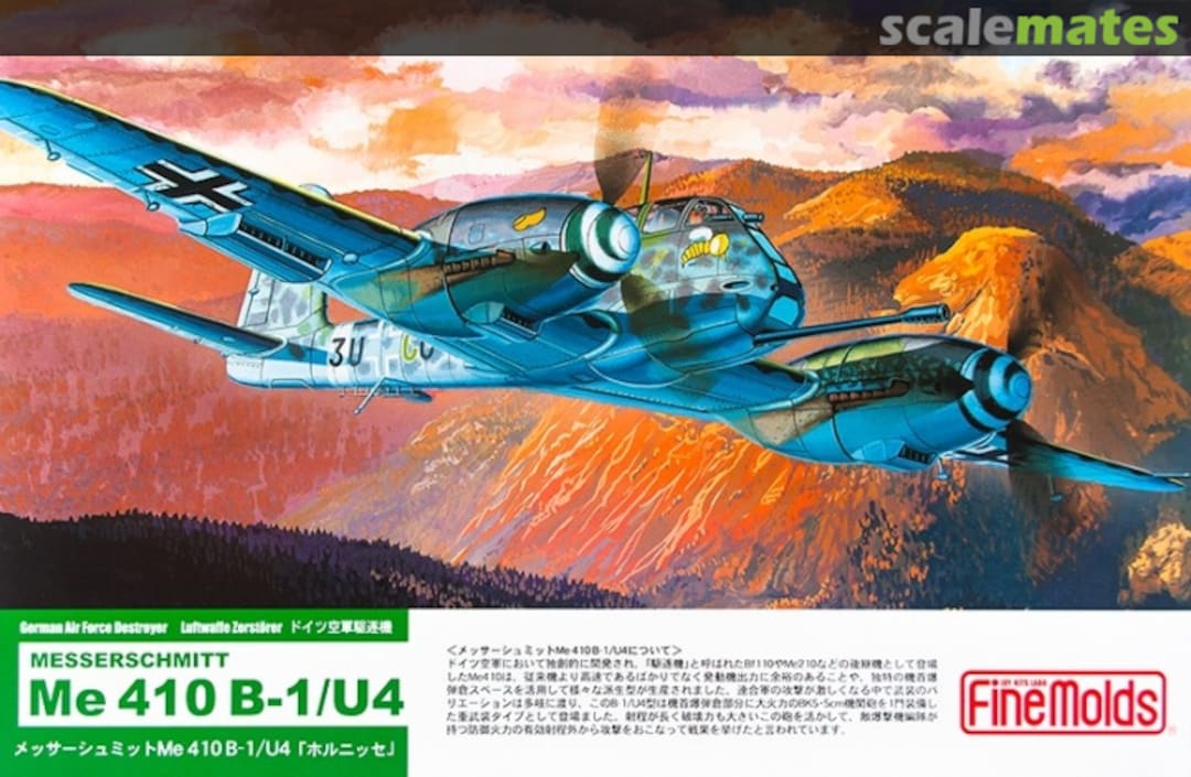 Boxart Messerschmitt Me 410 B-1/U4 FL10 Fine Molds