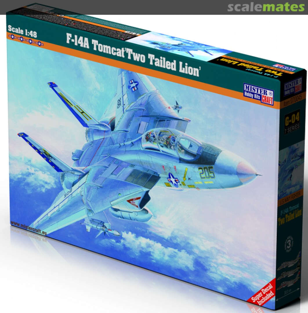 Boxart F-14A Tomcat 'Two Tailed Lion' G-04 MisterCraft