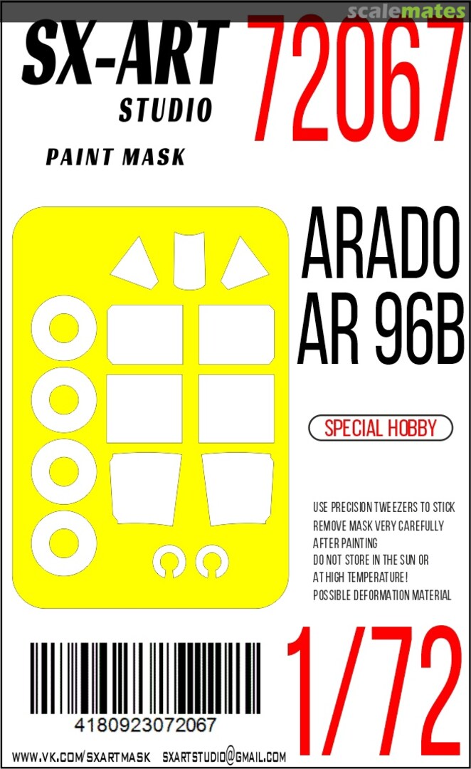 Boxart Arado Ar 96B masks 72067 SX-Art