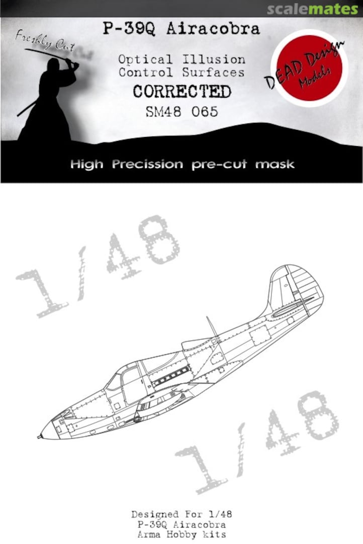 Boxart P-39Q Airacobra Optical Illusion Control Surfaces Corrected SM48065 DEAD Design Models