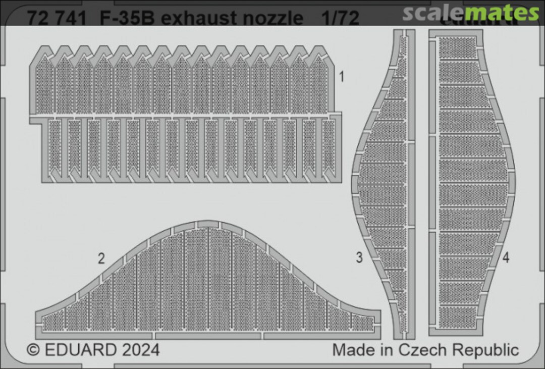 Boxart F-35B Exhaust Nozzle 72741 Eduard