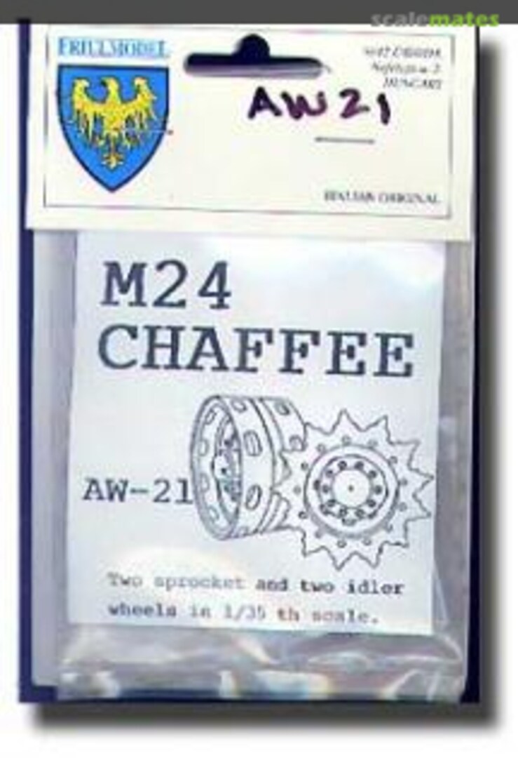 Boxart M24 Chaffee Sprockets & Idler AW-21 Friulmodel