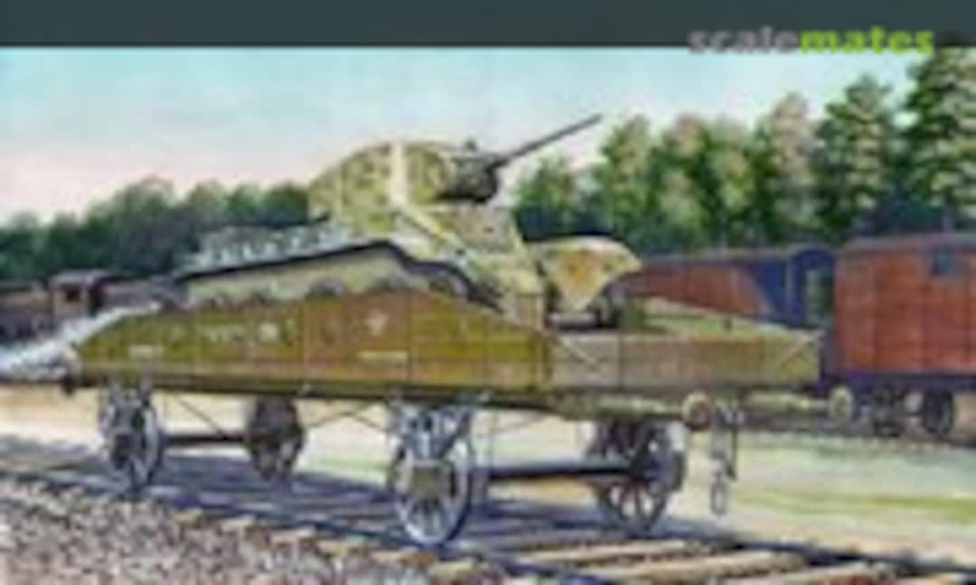 Railway platform with BT-5 tank (UM Military Technics 643)