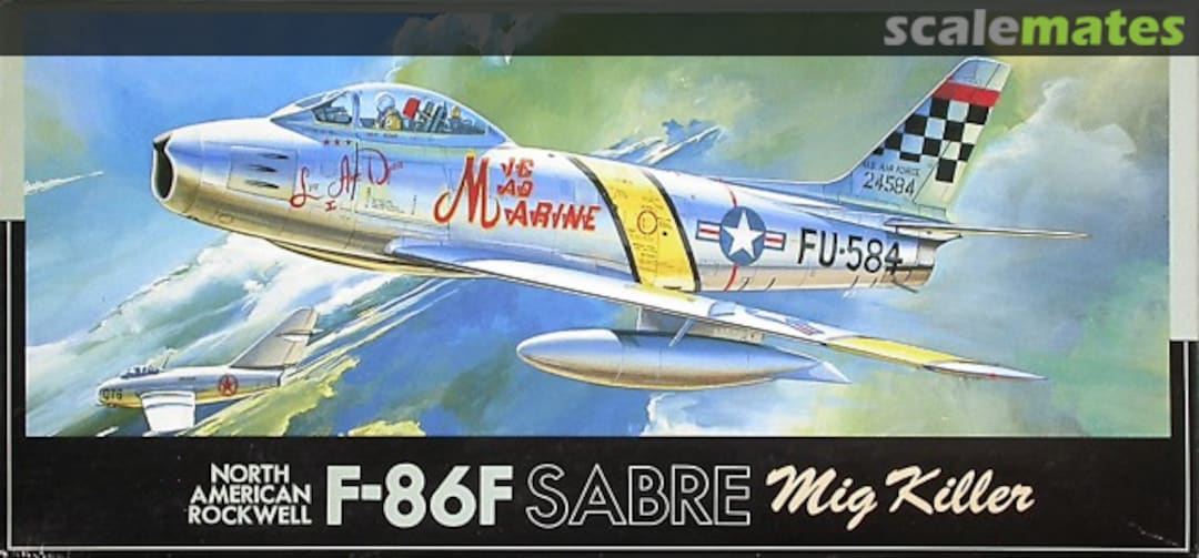 Boxart F-86F Sabre F-19 Fujimi