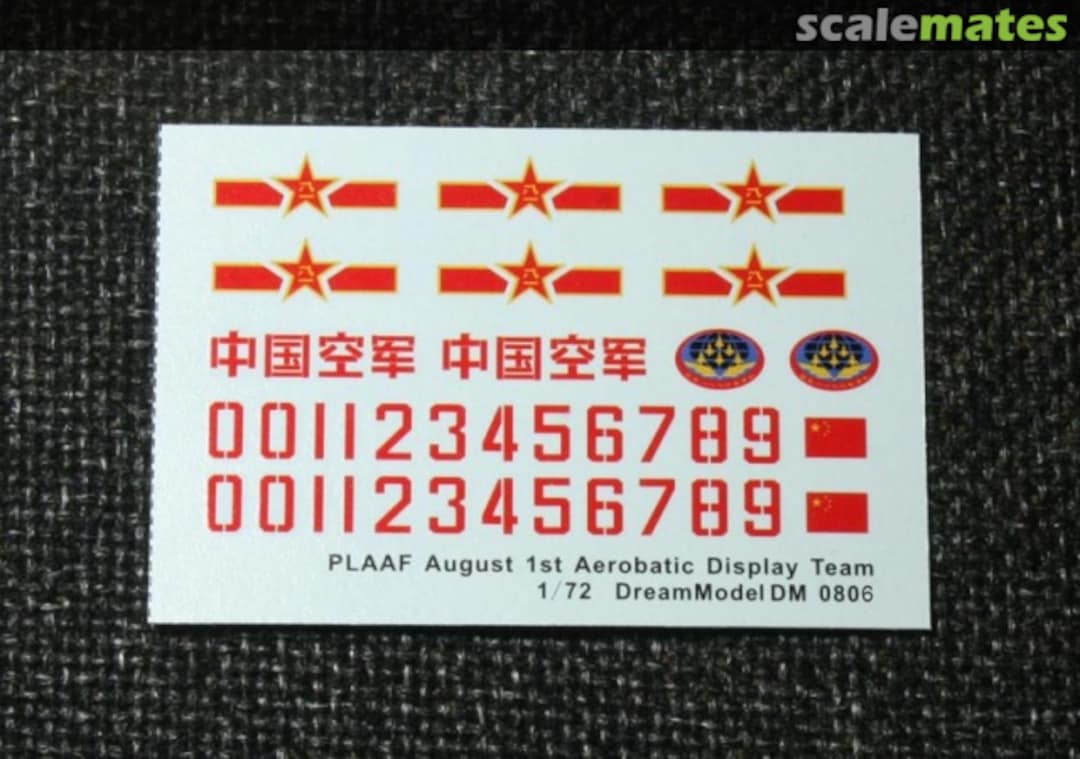 Contents PLAAF August 1st Aerobatics Team DM 0806 DreamModel