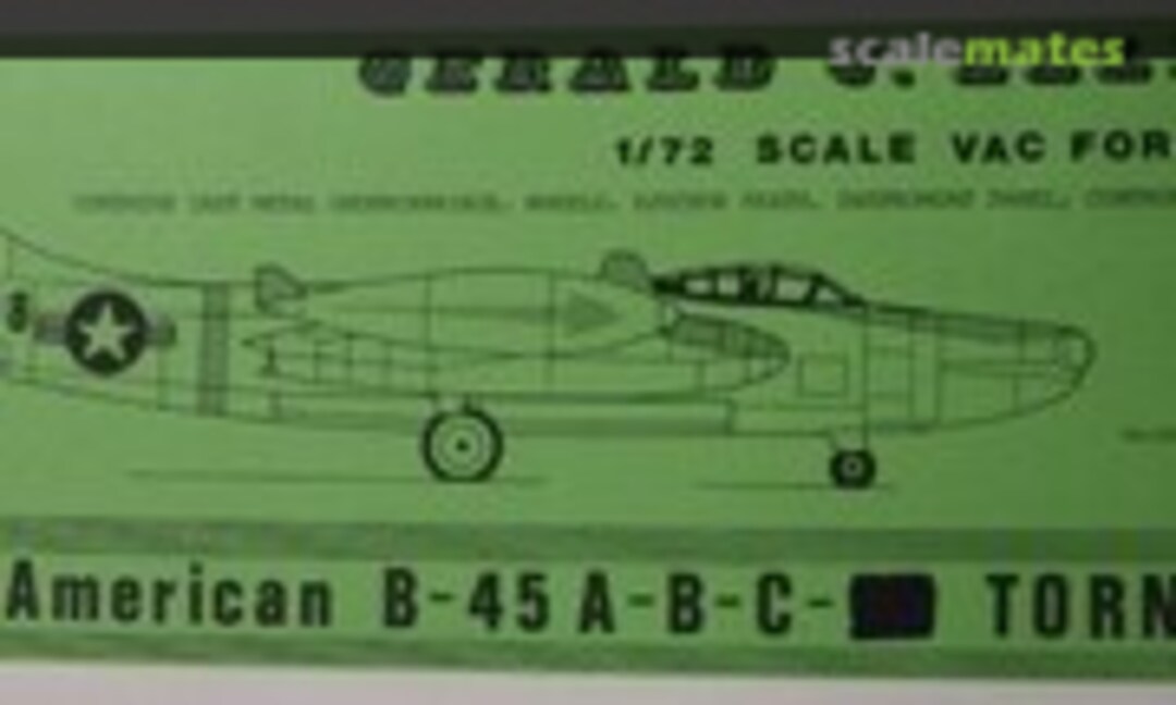 1:72 North American B-45 A-B-C Tornado (Gerald J. Elliott )