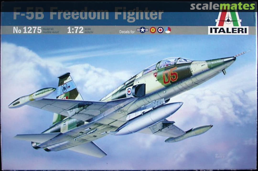 Boxart F-5B Freedom Fighter 1275 Italeri