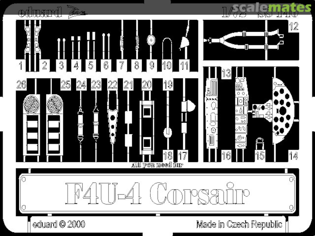 Boxart F4U-4 SS140 Eduard