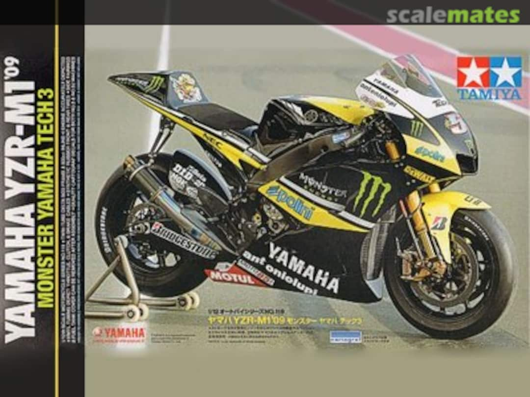 Boxart YZR-M1 09 Monster Yamaha Tech3 14119 Tamiya