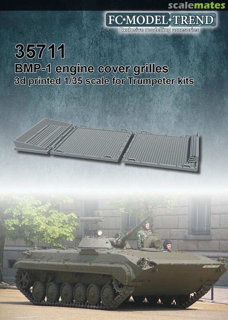 Boxart BMP-1 Engine Cover Grilles 35711 FC Model Trend