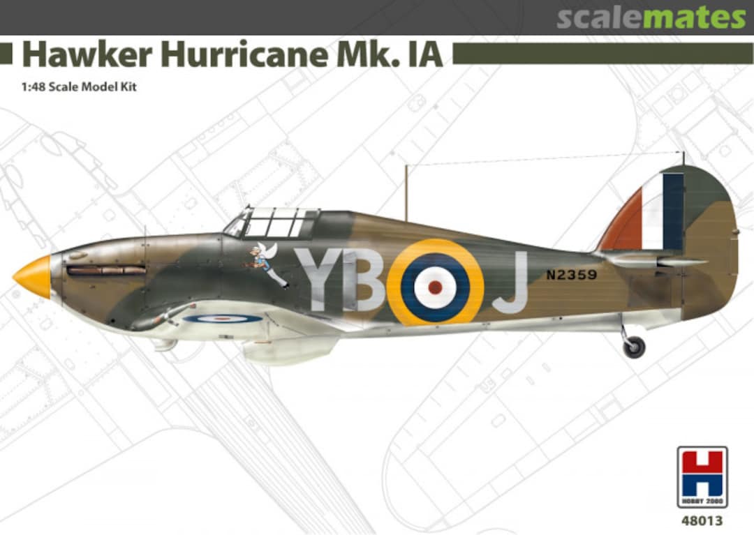 Boxart Hawker Hurricane Mk.IA 48013 Hobby 2000