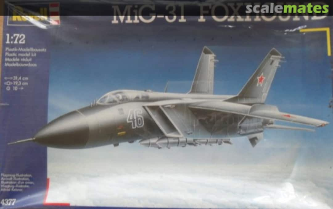 Boxart MiG-31 Foxhound 4377 Revell