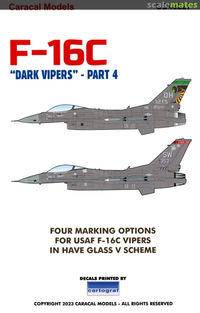 Boxart F-16C CD48227 Caracal Models