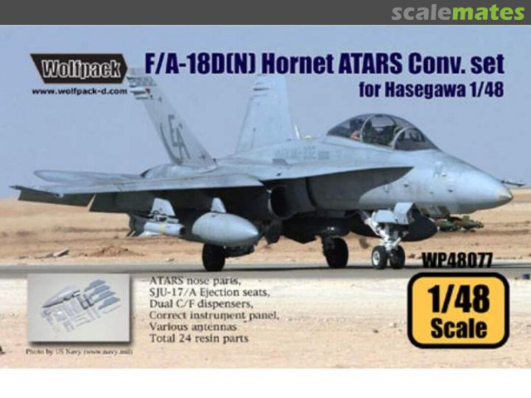 Boxart F/A-18D(N) Hornet ATARS Conversion Set WP48077 Wolfpack