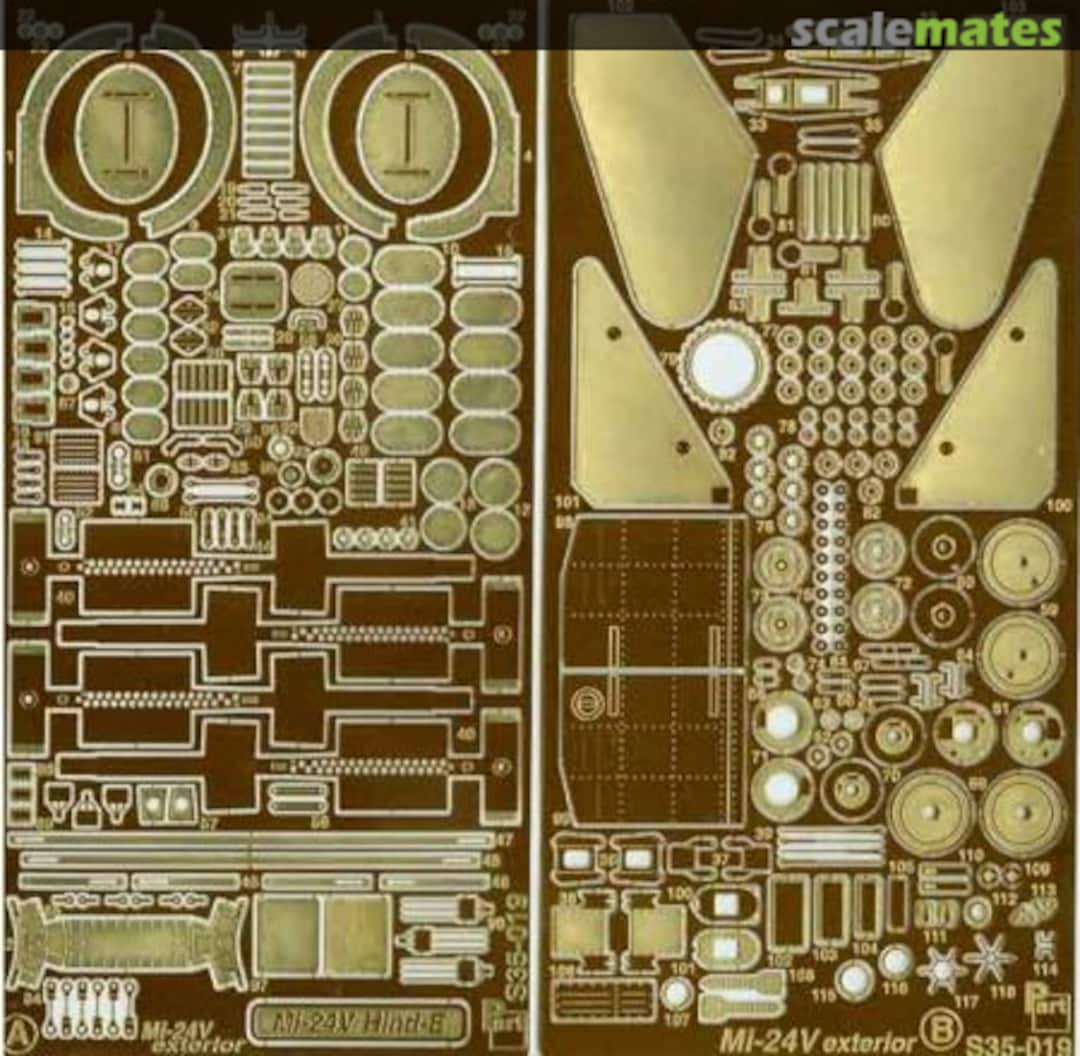 Boxart Mi-24V Hind-E - Exterior S35-019 Part