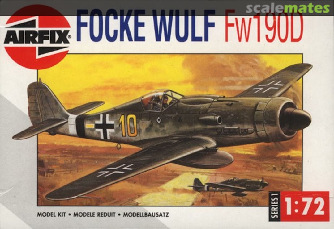 Boxart Focke Wulf Fw190D 01064 Airfix