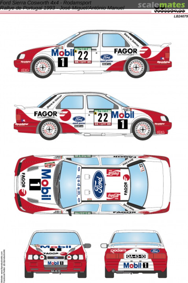 Boxart Ford Sierra Cosworth 4x4 - Rodamsport LB24079 LB Production