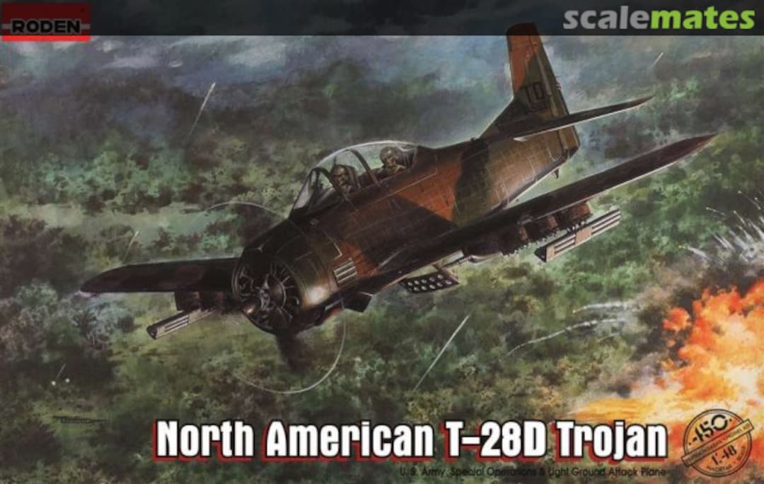 Boxart North American T-28D Trojan 450 Roden