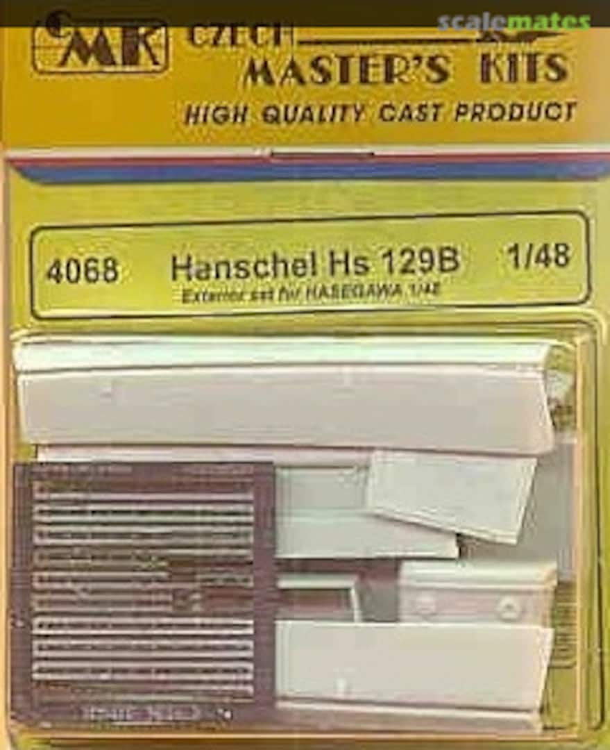 Boxart Henschel Hs 129B Exterior Set 4068 CMK