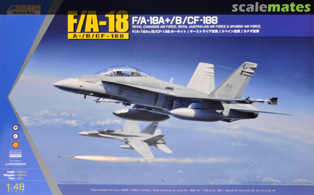 Boxart F/A-18A+/B/CF-188 K48030 Kinetic