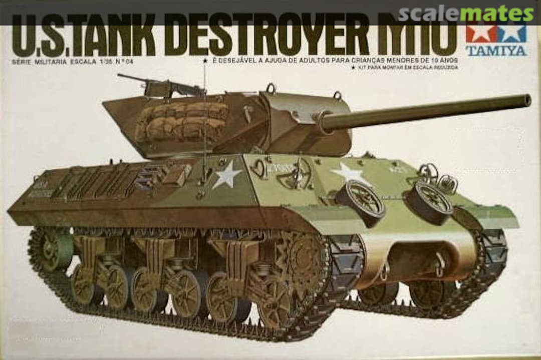 Boxart U.S. Tank Destroyer M10 MT142 Tamiya