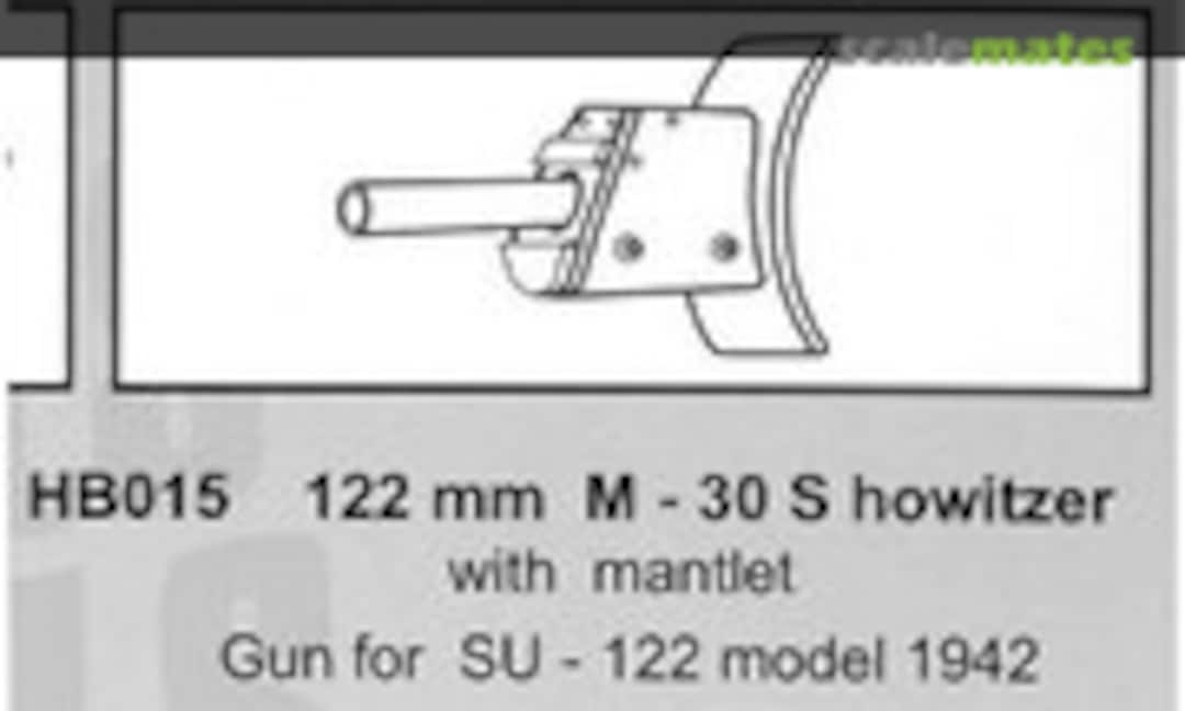 1:35 122mm M-30 S with mantlet Gun for SU-122 mod. 1942 (CMK HB015)