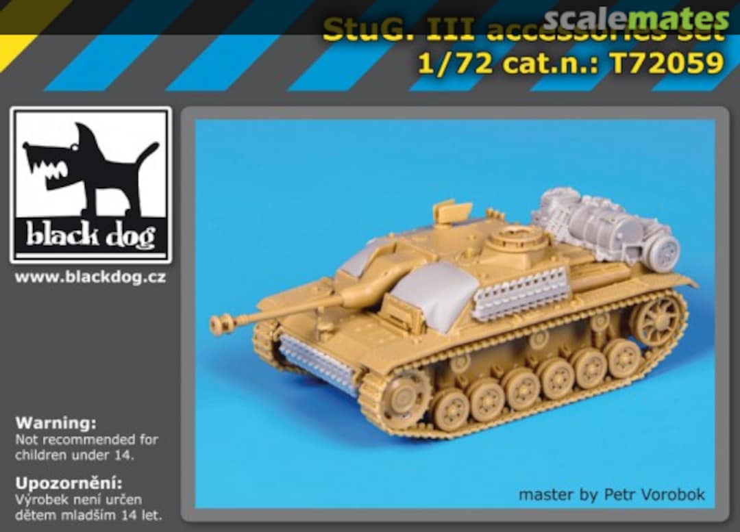 Boxart StuG III Accessories Set T72059 Black Dog